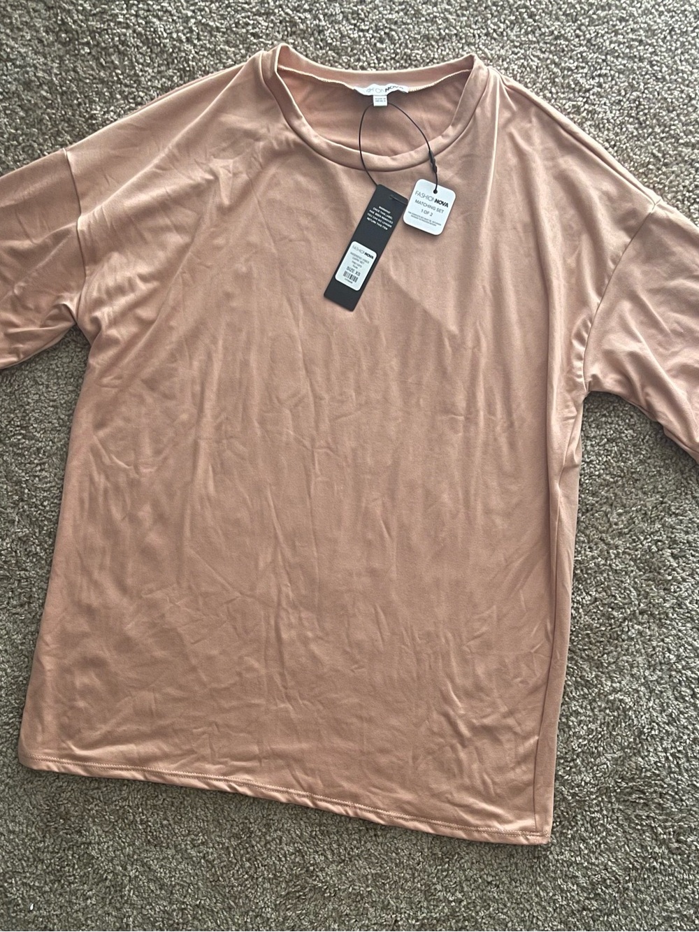 2-Piece NWT Fashion Nova Capri Set - Nude Size XS